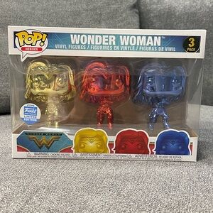 Funko Wonder Woman Figures 3-Pack Chrome